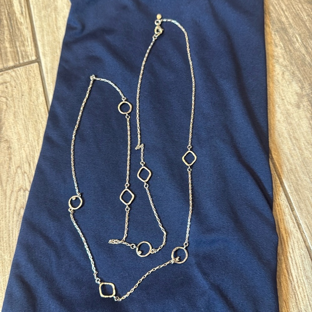 SILPADA Ring Around Rosy Necklace .925 Silver CZ N2334